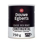 Douwe Egberts Continental Rich - Rich Roast Instant Coffee - Tin 750g