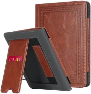 CoBak Kindle Paperwhite Case with Stand - Premium PU Leather Cover with Auto Sleep/Wake, Card Slot, and Hand Strap - Compatible with Kindle Paperwhite 11th Gen 6.8" and Signature Edition 2021