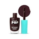 SUGAR POP Nail Lacquer 25 Red Claret (Oxblood) | Dries In 45 Seconds | Chip-Resistant | Glossy Finish | High Shine | Nail Polish For Women, 10 ml