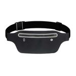 YITORMAN Slim Running Belt,Running Waist Packs,Running Band for iPhone,Waist Bag for Workout Jogging,Walking,Travel Money Belt Running Gift Gear Accessories (Black)