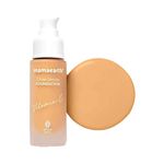 Mamaearth Glow Serum Medium Foundation Dewy With Vitamin C & Turmeric For 12-Hour Long Stay - 01 Ivory Glow - 30 Ml, Normal