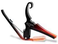 Kyser Quick-Change Capo for 6-string acoustic guitars, Sunburst, KG6SNB