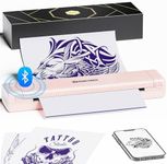 Phomemo TP81 Ultra (Upgraded) Tattoo Stencil Printer, Thermal Tattoo Printer with 10pcs Transfer Paper, Tattoo Printer for Tattoo Artists & Beginners, Compatible with Tablet,Smartphone & PC,Pink