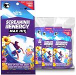 Screamin Energy Max Hit Tropical Punch Flavor - Maximum Strength Sugar Free Energy Shot with Ginseng, B Vitamins, and Caffeine - 24 Count