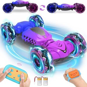 Nitigo RC Cars, Gesture Sensing RC Stunt Car Toys for Kids 3-12 Yr, 4WD Remote Control Car 360° Rotate Transform Drift RC Cars with Lights, 2.4Ghz Hand Controled Car Birthday Xmas Gifts for Boys