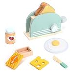 Wooden Play Pop Up Toaster Set Toys