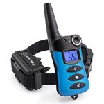 Petrainer 620 Waterproof Dog Training Collar Rechargeable Dog Shock Collar with Remote 1000ft with Beep Vibrating Electric Shock Collar for Dogs (10-100lbs)