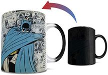 Morphing Mugs DC Comics Originals (Batman Retro Logo) Heat Reveal Ceramic Coffee Mug - 11 Ounces