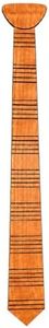 Splinter'd Moon Handcrafted Wood Necktie - Wool-Back Flexible Design - 2oz - 20 x 2.5 - Groomsmen Gift - Rustic Wedding - Accessories for Men (Cherry, 20")