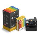 Polaroid - NOW+ Gen3 - Instant Camera Bluetooth Connected - Camera + Color Film Bundle (16 photos) Black (6562)
