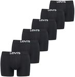 Levi's Herren Boxer (6er Pack), Black, L