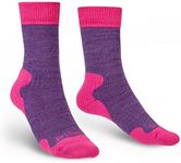 Bridgedale EXPLORER Heavyweight Merino Comfort Boot-Women's- Medium-Purple Marl