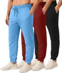 Real Essentials 3 Pack Mens Sweatpa