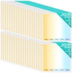 Aphyni 48 Pack 2x2 LED Flat Panel Light, Dimmable Office Kitchen Flush Mount Ceiling Light Panel,Bright 6500LM,Dimmable,Selectable Features, 3000K/4000K/5000K/5700K/6500K, 30W/35W/40W/45W/50W