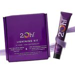 2.Oh! Lavender Hair Color DIY Kit | Italian Quality Semi Permanent Hair Color + Hair Bleach for Hair Color | Hair Highlights for Women & Men | Hair Bleach with Plex & Argan oil| Lightening Kit