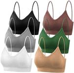 PAXCOO Bras for Women Pack of 6, Br