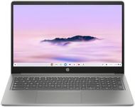 HP Chromebook Plus 15a-nb0005ns - Ordenador portátil con la IA de Google 15.6" Full HD (Intel Core i3-N305, 8GB RAM, 256GB Flash, Intel UHD Graphics, ChromeOS, Cámara FHD)Silver-Teclado QWERTY Español