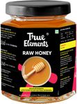 True Elements Raw Honey 350gm - 100% Natural, Clean and Unprocessed Honey | Pure Honey with No Added Sugar | Natural Honey | Healthy Diet Food | Antibacterial Honey for Daily Consumption