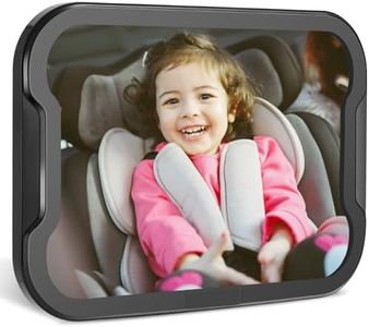 Zacro Baby Car Mirror, Shatter-Proof Acrylic Baby Mirror for Car, Rearview Baby Mirror-Easily to Observe The Baby's Every Move, Safety and 360 Degree Adjustability
