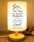 PRSTENLY New Home Gifts, House Warming Gifts for New Home Gifts for Couple Friends Family Table Lamp with Warming Words, Housewarming Presents New Home Owner Gift Ideas, First Home Gifts