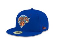 NBA New York Knicks Men's Official 59FIFTY Fitted Cap, 7.5, Royal