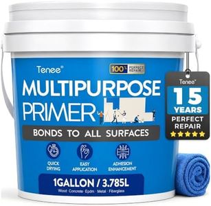 1 Gallon Liquid Rubber Multi-Purpose Primer, EPDM & TPO Primer with Gloves, Water-Based Elastomeric Roof Coating for Outdoor, High-Adhesion Bonding RV Roof Coating for Concrete, Deck, Wood, Metal