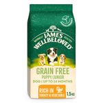 James Wellbeloved Dog Puppy Hypoallergenic Dry Food Grain Free Turkey 1.5 kg