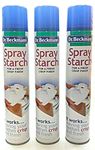 3 PCS DR. BECKMANN SPRAY STARCH 400ML ORIGINAL FRESH CRISP CLOTHES CLEAN FINISH