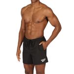 Reebok Mens Yale Swim Shorts Black L