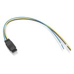 RED Wolf Car 12V to 5V Step Down Interface Wire Adapter Fit for 1997-2008 Ford Mustang GT, 2000-2006 Escape, Install Aftermarket Radio Stereo Headunit Eliminate Pop Noise