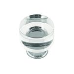 Hickory Hardware P3709-CACH Midway Door Cabinet Knob 1-14'' Crysacrylic with Chrome Finish