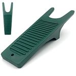 Boot Jack Welly Boot Remover Puller with Scraper Durable Construction - Ideal For Wellingtons Riding or Walking Boots and Muddy Shoes Dark Green,