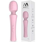 MANFLY Neck Massager, Electric Powerful Cordless Rechargeable Waterproof Muscle Massager (Pink)