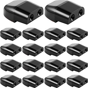 Frienda 18 Pcs Deer Whistles for Car Deer Warning Devices Vehicles Horn Save Whistle with Adhesive Tapes Vehicles Dual Construction animal siren for Truck Motorcycle(Black)