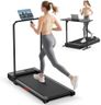 Folding Treadmill Walking Pad Foldable - Treadmills with Handle for Home Office Under Desk Running Machine Portable Compact Flat Mini Small Fold Away Motorised Slim Use Indoor
