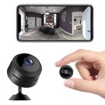 Spy Camera 1080P WiFi Mini Hidden Camera Security Camera Indoor Nanny Cam with Motion Detection App Control Wireless Secret Video Camera Small Surveillance Camera for Home Security Monitoring