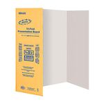 BAZIC Trifold Presentation Board 28" X 40" White, Tri-Fold Corrugated Poster Boards, Cardboard for Display Boards Science Fair Art Project, 30-Pack