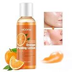 Orange Peel Off Gel Facial Mask, Brightening Peel Off Mask for Face & Body, Gentle Exfoliating Face Mask, Purifying and Deep Pore Cleansing Mask, Blackhead Remover Mask for All Skin Types, 100ML/3.4