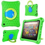 GTOMY Case for 10" Tablet (13th Generation, 2023 Release & 11th Generation, 2021 Release), Lightweight Shockproof 360 ° Rotation Handle Stand Portable Kids Case Not for iPad 10" Tablet, Green