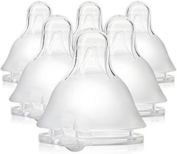 Evenflo Balance Plus Standard Neck Nipples for use with Evenflo Balance Plus Standard Neck Bottles, Medium Flow for 3 Months and up, 6-Pack