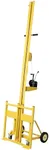 Drywall Panel Lift for Walls, 150 lbs Load Capacity, Heavy Duty Lifter with Wheels, Yellow, 100 inches Height