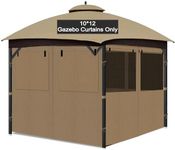 Gazebo Privacy Curtain 10'x12', Rep