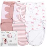 Baby Swaddle Sack, Organic Swaddle Blanket, Newborn Swaddle Sleep Sacks, Adjustable Infant Swaddle Wrap, Easy Swaddles for Boy Girl 0-3 Month 3-Pack