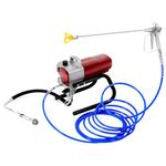 Charocean 1800w Airless Wall Paint Sprayer with Pipe, High Pressure Airless Spray Gun Machine Adjustable Spray Pressure, Interior Paint Sprayer for Walls And Ceilings, Wood, Metal