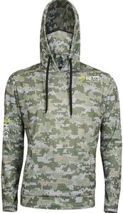 HECS Hunting HECStyle Stealth Screen Hoodie with Face Mask Deer Turkey & Big Game Hunting Accessories & Gear Unisex Anywhere Camo-4XL
