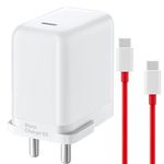 65W Ultra Fast Type-C Charger for Sam-Sung Galaxy Tab S6 Charger Original Adapter Like Wall Charger | Mobile Charger | Qualcomm QC 3.0 Quick Charge Adaptive Fast Charging, Rapid, Dash, VOOC, AFC Charger With 1 Meter Type C USB Data Cable ( 65W, MT-13, 65W, OG, White)