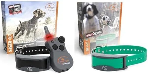 SportDOG Brand FieldSentinel 825 Remote 2-Dog Trainer with BodyGuard Health Alerts – World’s First Dog E-Collar with Health Monitoring – Train with Shock, Vibrate, and Tone – ½ Mile Range