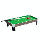 RUP Kids Pool Table, 40inch Educational Pool Game Set with Cues and Ball Set (Green)