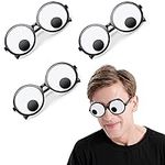 Delphinus Googly Eyes Glasses, 3pac