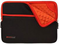 TECHGEAR Pro Sleeve [10] Slim Neoprene Zipped Pocket Sleeve Pouch Case, Anti-Shock Bubble Interior fits iPad 10.9, iPad 10.2, iPad 9.7", iPad Pro 11, Pro 10.5, Air 4 10.9, Air 3 2, iPad 4 3 2 - RED